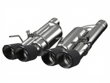 Kooks 09-13 Chevrolet Corvette Z06/ZR1 3in. Valved Axle-Back Exhaust w/ CF Tips