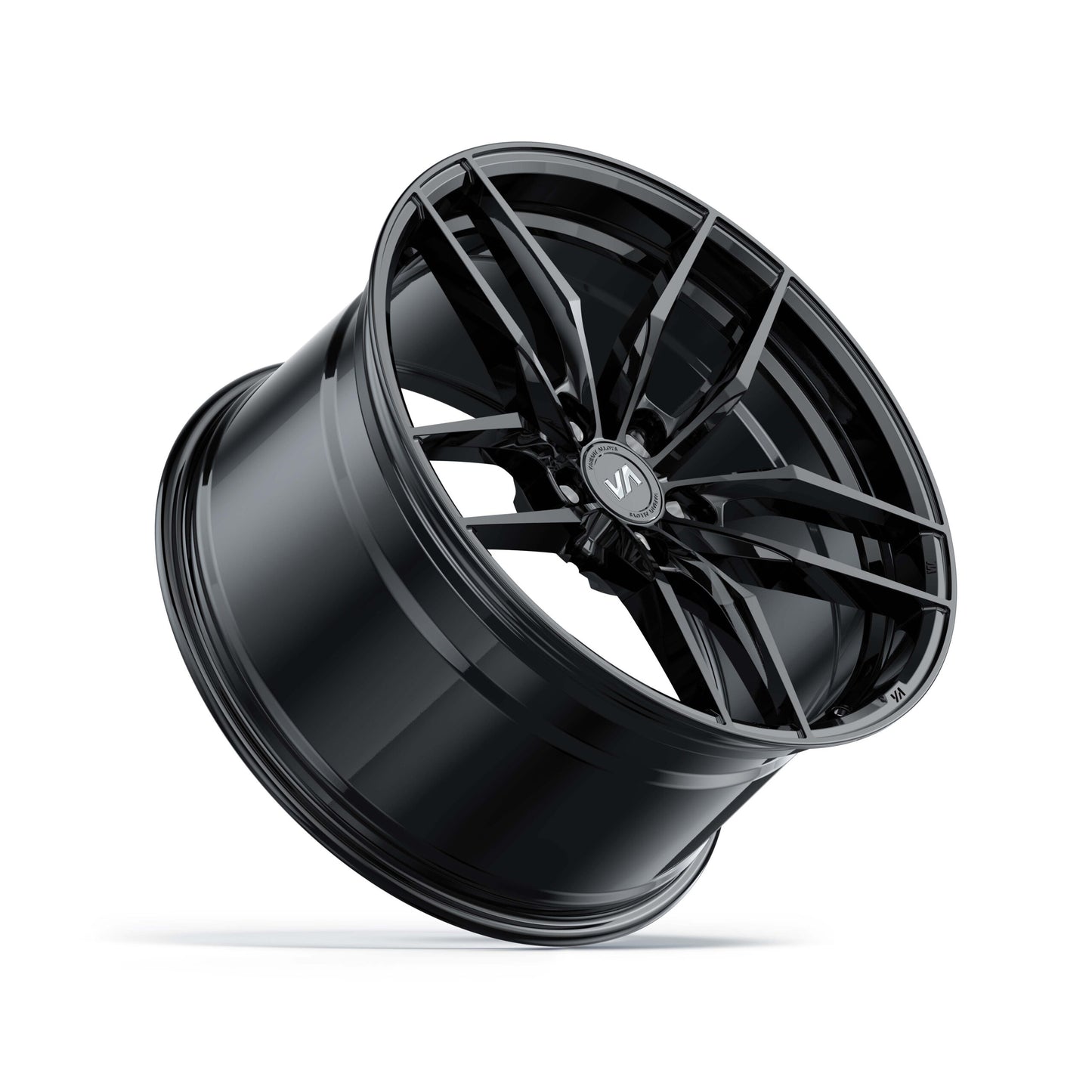 20x11 Gloss Piano Black Cold Forged Collection KRYPTON Variant Forged  Alloy Wheels
