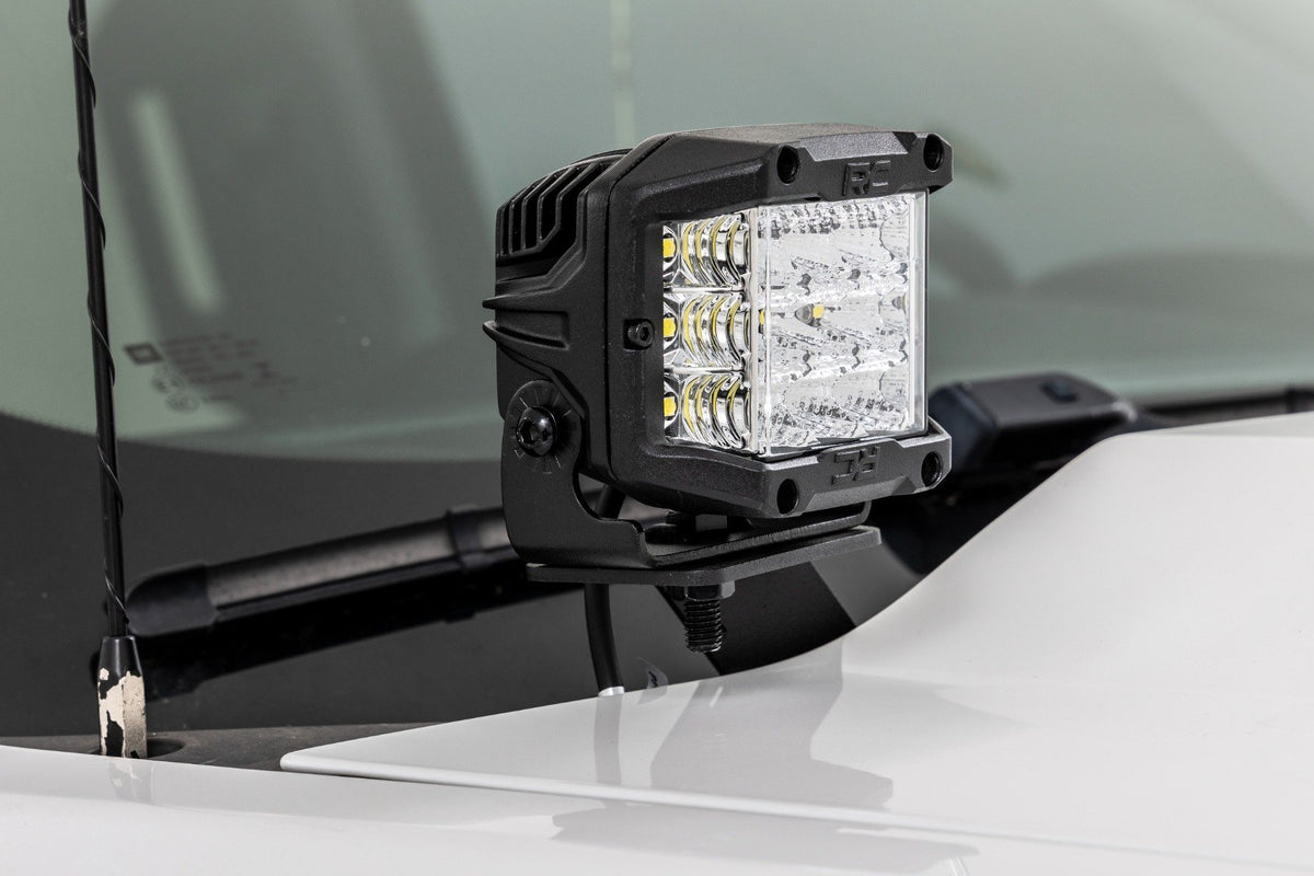 LED Ditch Light Kit | 3in OSRAM Pair | Wide | Chevy/GMC 1500 (14-18 & Classic)