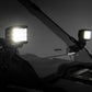 LED Light Kit | "A" Pillar Mount | 2" Black Pair | Amber DRL | Polaris RZR PRO XP