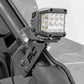 LED Light Kit | "A" Pillar Mount | 2" Black Pair | White DRL | Polaris RZR PRO XP