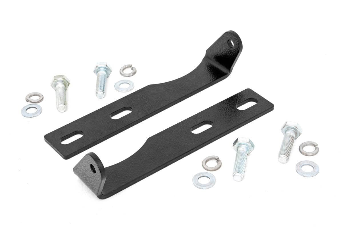 LED Light Kit | Bumper Mount | 20" Black Dual Row | White DRL | Jeep Grand Cherokee WK2 (11-20)
