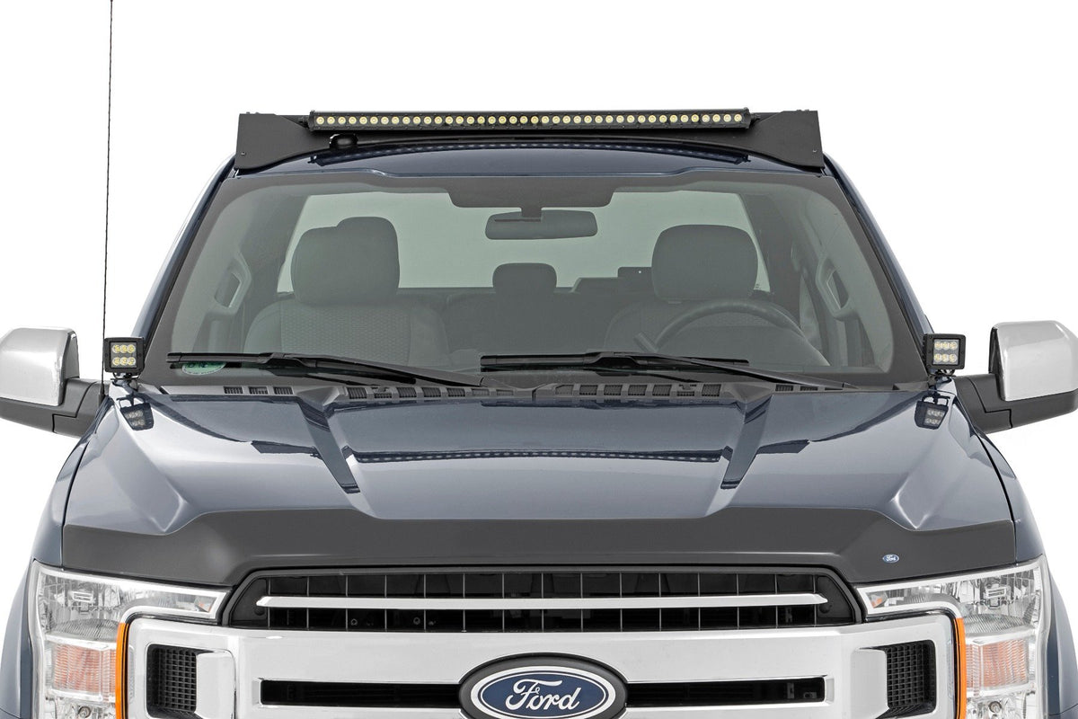 LED Light Kit | Ditch | 2" Black Pair | Amber DRL | Ford F-150 (15-25)/F-150 Lightning (22-25)