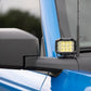 LED Light Kit | Ditch Mount | 2" Black Pair | Flood Pattern | Ford Bronco (21-25)