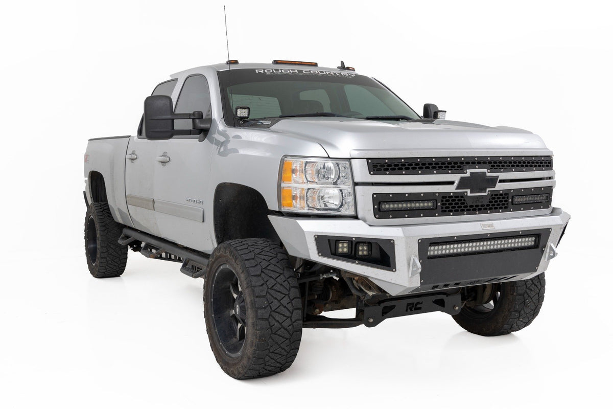 LED Light Kit | Ditch Mount | 3" OSRAM | Wide | Chevy 1500 & Chevy/GMC 2500HD/3500HD (07-14)