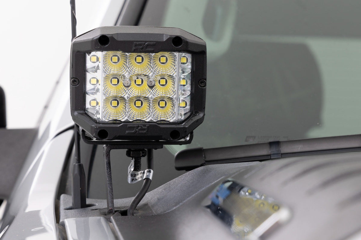 LED Light Kit | Ditch Mount | 3" OSRAM | Wide | Chevy 1500 & Chevy/GMC 2500HD/3500HD (07-14)