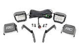 LED Light Kit | Ditch Mount | 3" OSRAM | Wide | Chevy 1500 & Chevy/GMC 2500HD/3500HD (07-14)
