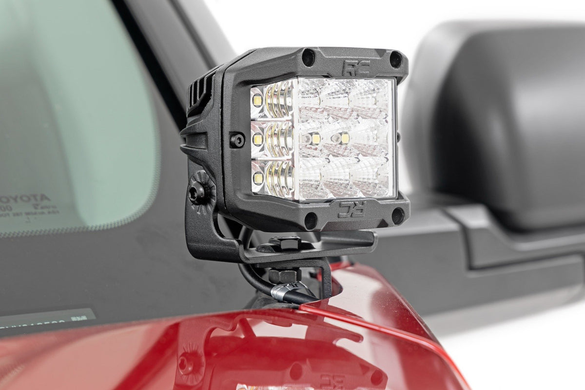 LED Light Kit | Ditch Mount | 3" OSRAM | Wide | Toyota Tundra 2WD/4WD (22-26)