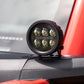 LED Light Kit | Ditch Mount | 3.5" Black Round Pair | Amber DRL | Ford Bronco (21-25)
