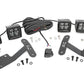 LED Light Kit | Ditch Mount | Dual 2" Black Pairs | Amber DRL | Toyota Tundra (14-21)