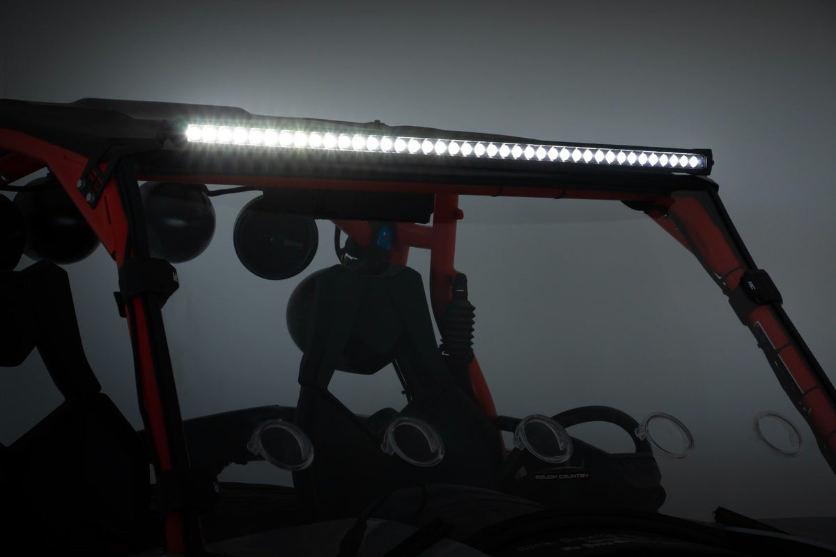LED Light Kit | Front Mount | 40" Black Single Row | Can-Am Commander Max 1000