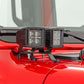 LED Light Kit | Quad | Cowl Mount | 2" Black | Amber DRL | Jeep Gladiator JT/Wrangler JL (18-26)