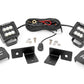 LED Light Kit | Under Bed Mount | 2" Black Pair | Spot | Polaris General XP 4 1000