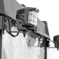 LED Light | RR Cage Mount | 2" Chrome Pair | Wide Angle | Polaris Ranger 1000/Ranger XP 900/1000