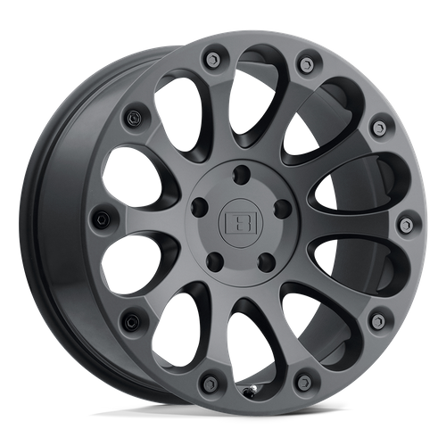 Level 8 LE IMPACT 17X8.5 5X114 -24 76 M-BLK Wheels