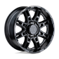 Level 8 LE SLINGSHOT 20X9 8X170 +0 125 M-BLK Wheels