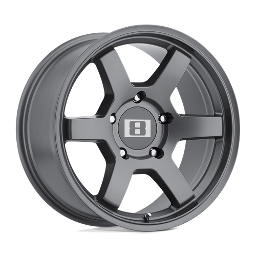 Level 8 LEMK6 17X8 6X5.5 M-GNMTL 00MM Wheels