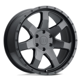 Level 8 LESLM 17X8.5 5X5.0 M-BLK -24MM Wheels