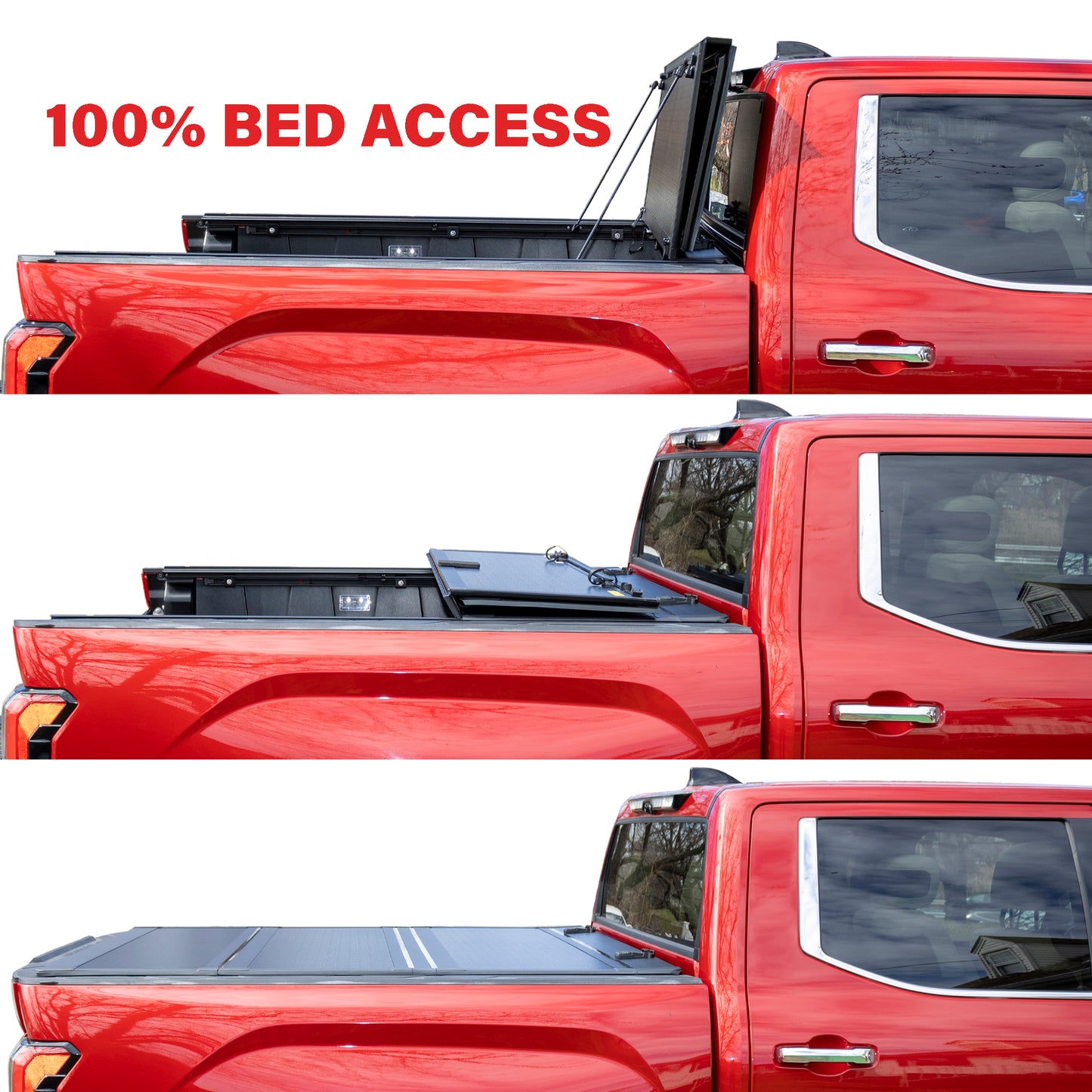 Vanguard Black Roll Bars & Truck Bed Accessories Tonneau Covers Tonneau Cover for 2005-2015 toyota tacoma nan