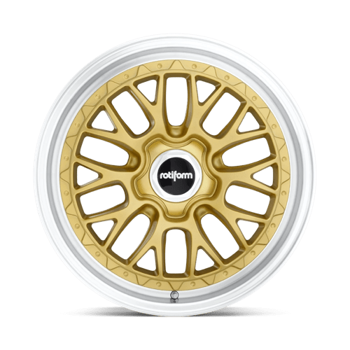 Rotiform LSR 19X10 5X4.5 72 AU +25 GOLD & POL Wheels