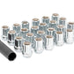 M14 x 2.0 Lug Nut Set of 24 | Chrome | Open End
