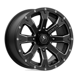 MSA Offroad Wheels BOUNTY UTV 14X7 4X156 S-BLK MILL 10MM Wheels