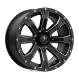 MSA Offroad Wheels BOUNTY UTV 15X7 4X110 S-BLK MILL 10MM Wheels