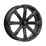 MSA Offroad Wheels BOUNTY UTV 20X7 4X137 S-BLK MILL 10MM Wheels