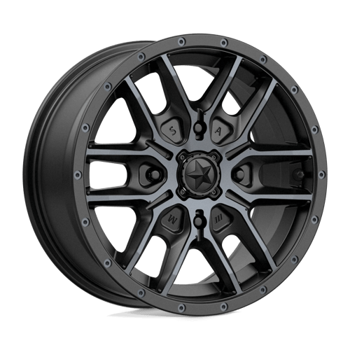 MSA Offroad Wheels MA43 15X7 4X156 S-BLK TTCC 38MM Wheels