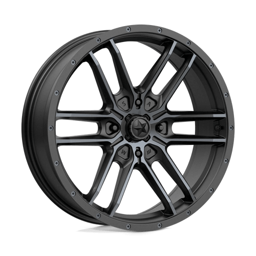 MSA Offroad Wheels FANG UTV 20X7 4X156 S-BLK TTCC 10MM Wheels