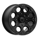 MSA Offroad Wheels CANNON UTV BL 14X7 4X110 S-BLK 10MM Wheels