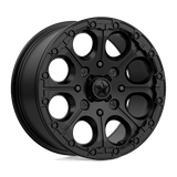 MSA Offroad Wheels CANNON UTV BL 15X7 4X137 S-BLK 25MM Wheels
