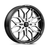 MSA Offroad Wheels SNIPER UTV 18X7 4X156 115 G-BLK-MACH +10 Wheels