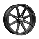 MSA Offroad Wheels DIESEL UTV 20X7 4X137 GLOSS BLACK 10MM Wheels