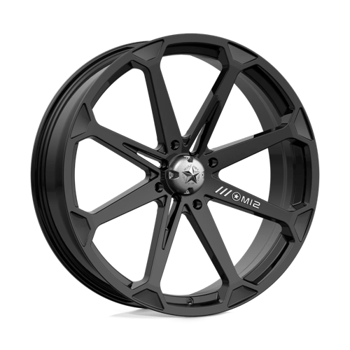 MSA Offroad Wheels DIESEL UTV 22X7 4X156 GLOSS BLACK 10MM Wheels