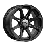 MSA Offroad Wheels DIESEL UTV 14X7 4X137 GLOSS BLACK 10MM Wheels