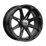 MSA Offroad Wheels DIESEL UTV 15X7 4X156 GLOSS BLACK 10MM Wheels