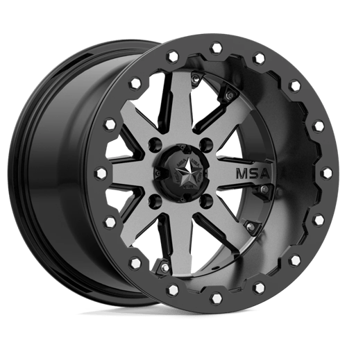MSA Offroad Wheels MA21 14X10 4X137 CHARCOAL -10MM Wheels