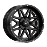 MSA Offroad Wheels MA26 18X7 4X156 MILL G-BLK 00MM Wheels