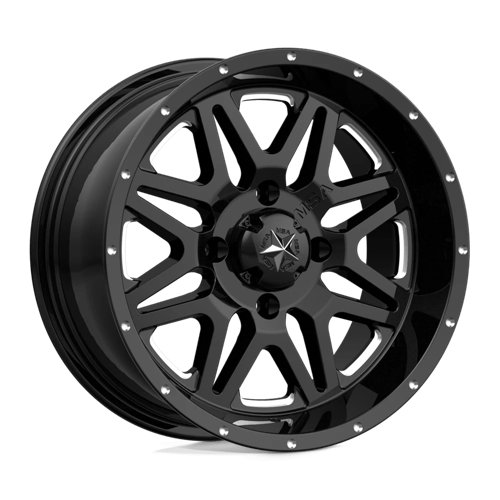 MSA Offroad Wheels VIBE UTV 16X7 4X137 MILLED G-BLACK 00MM Wheels