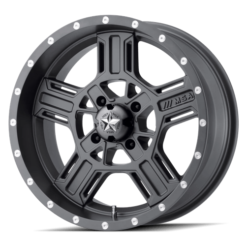 MSA Offroad Wheels MA32 18X7 4X156 M-GRY 00MM Wheels