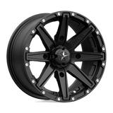 MSA Offroad Wheels CLUTCH UTV 14X7 4X137 S-BLK 10MM Wheels