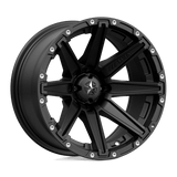 MSA Offroad Wheels CLUTCH UTV 14X7 4X110 S-BLK -47MM Wheels