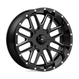 MSA Offroad Wheels BANDIT UTV 22X7 4X137 G-BLK MILL 00MM Wheels