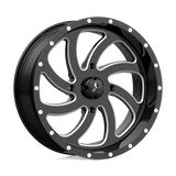 MSA Offroad Wheels SWITCH UTV 18X7 4X137 G-BLK MILL 00MM Wheels
