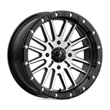 MSA Offroad Wheels BRUTE UTV BL 18X7 4X137 G-BLK MACH 10MM Wheels
