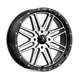 MSA Offroad Wheels BRUTE UTV 20X7 4X137 G-BLK MACH 10MM Wheels
