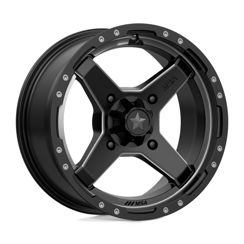 MSA Offroad Wheels MA39 15X7 4X156 S-BLK TTCC 10MM Wheels