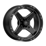 MSA Offroad Wheels MA39 15X7 4X156 S-BLK TTCC 10MM Wheels
