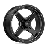 MSA Offroad Wheels CROSS UTV 16X7 4X137 S-BLK TTCC 10MM Wheels